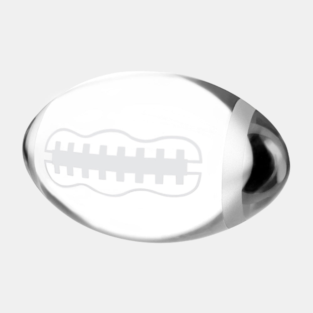 Football with flat bottom premium recognition award