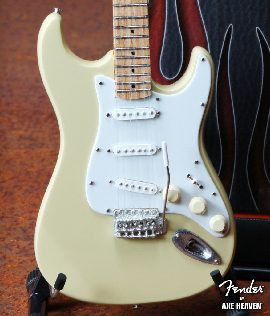 Cream Fender™ Strat™ Miniature Guitar Replica - Officially Licensed