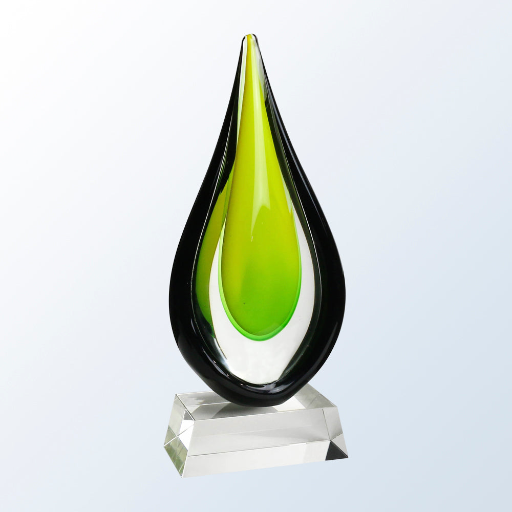Goldfinch with clear base premium recognition award