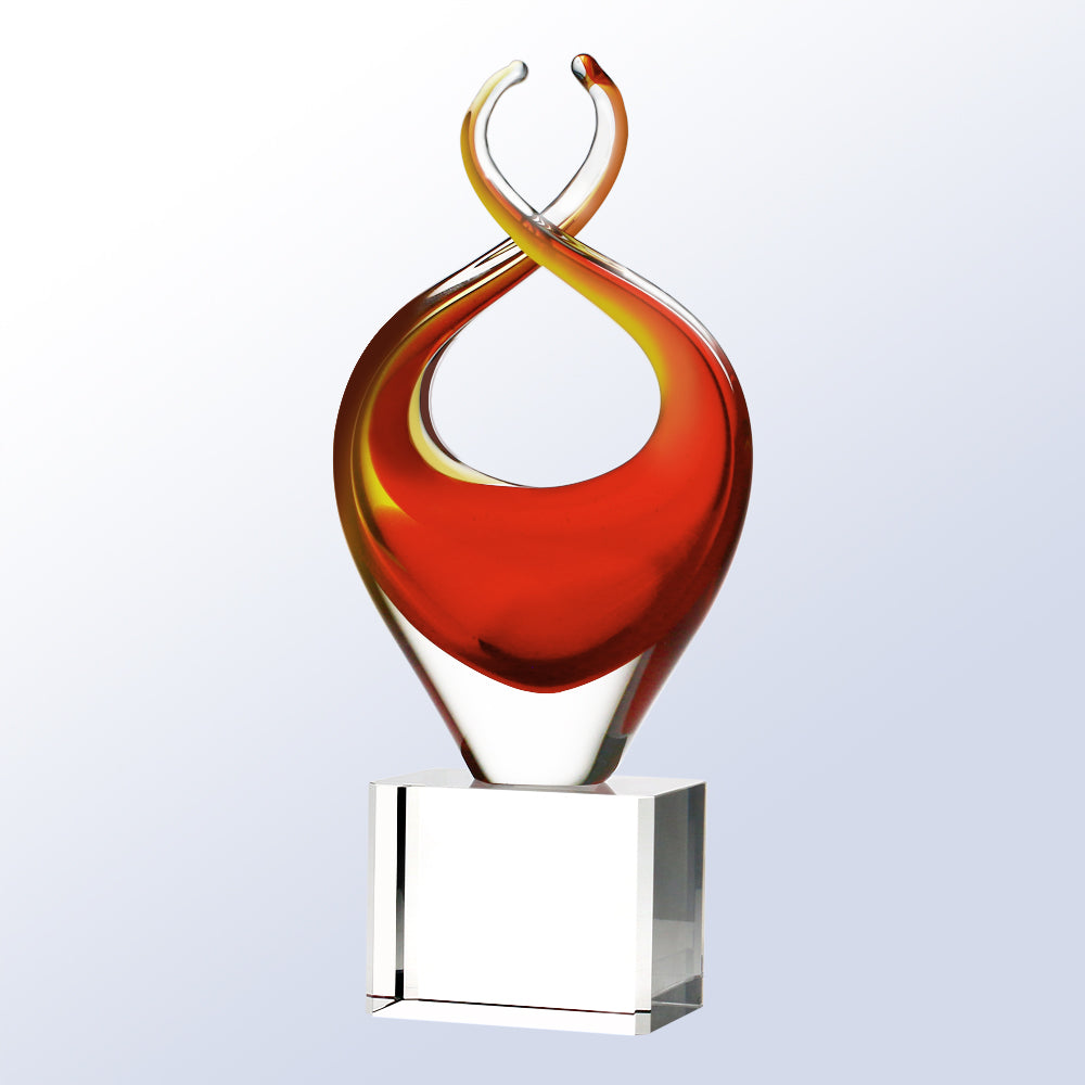 Twisted Fire (Clear Base) premium recognition award