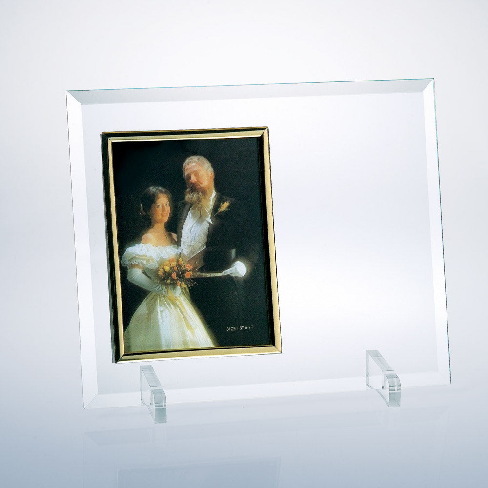 Beveled Vertical Gold Photo Frame premium recognition award