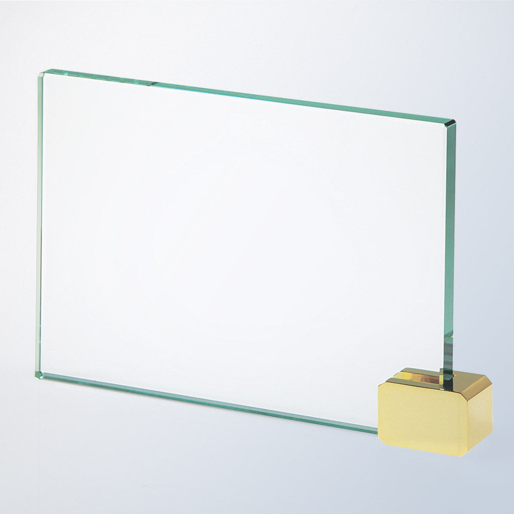 Achievement Award W/ Brass Rectangle Holder premium recognition award