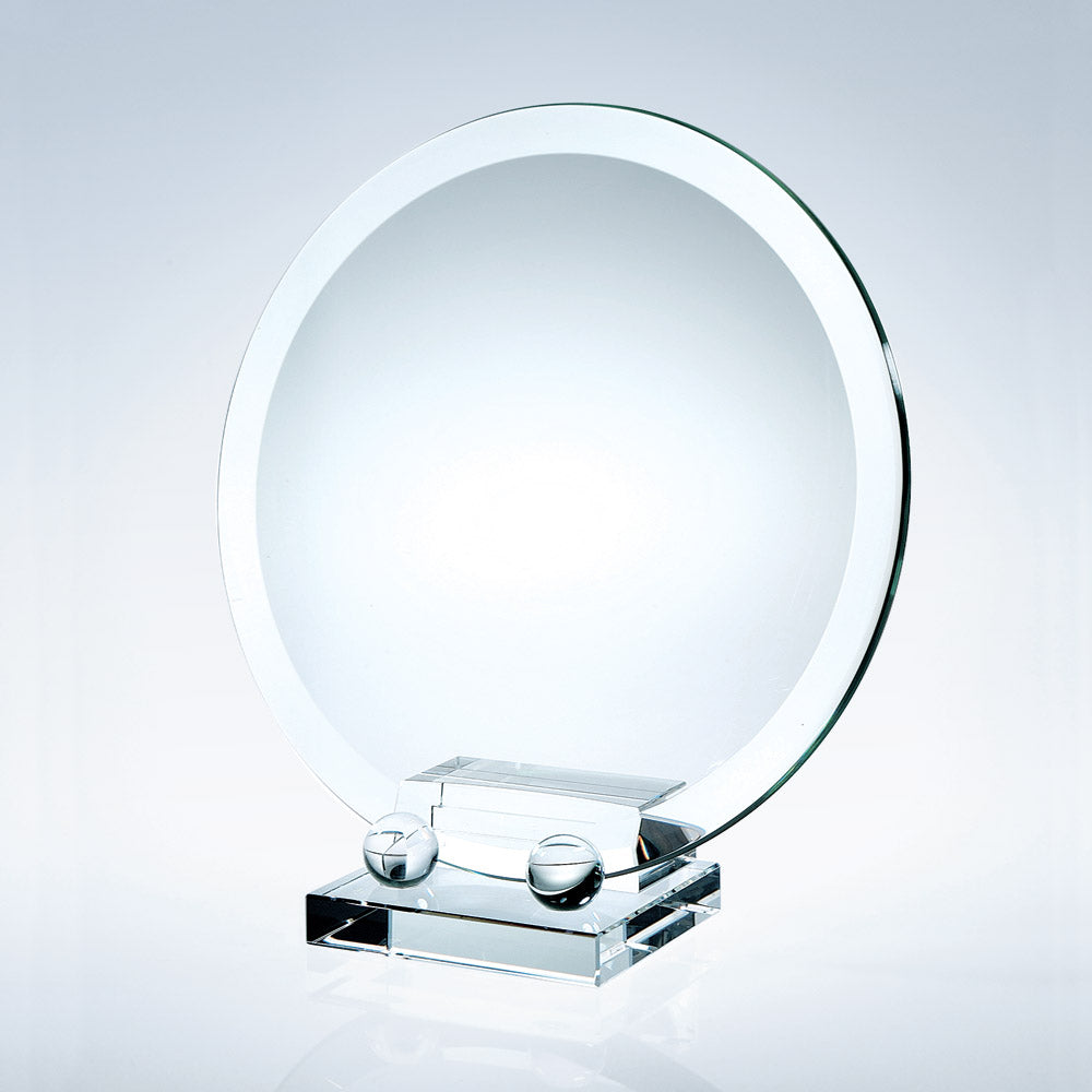 Beveled Round Plate premium recognition award