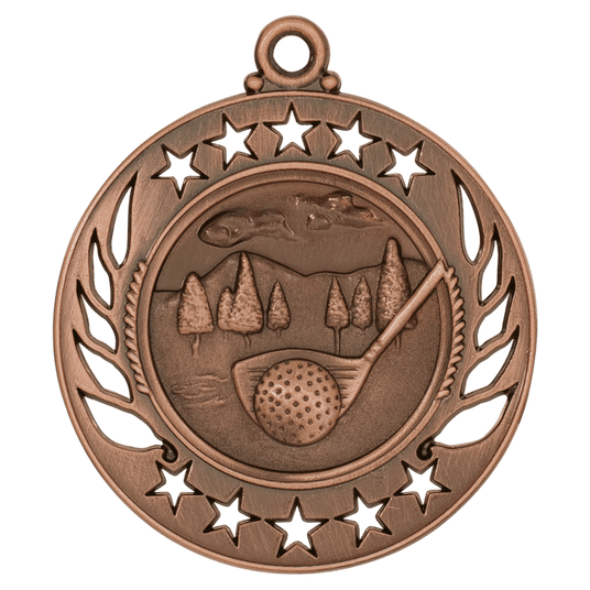 Golf Galaxy Medal-Bronze 2 1/4"