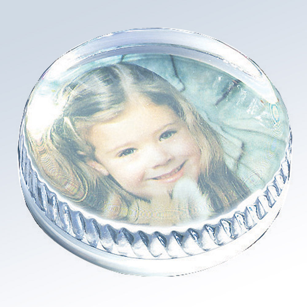 Round Photo Paperweight premium recognition award