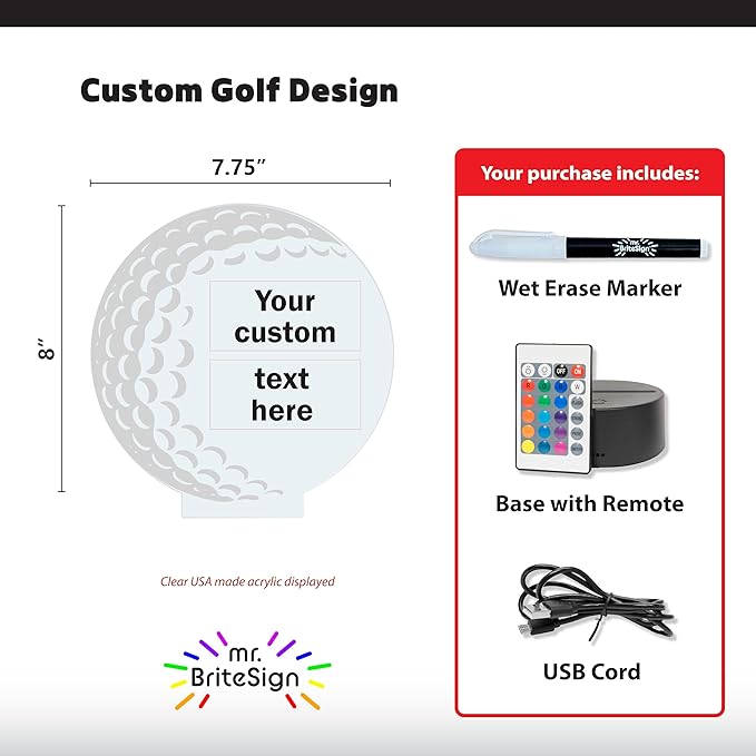 mr. BriteSign Golf #1 - AKD Ink