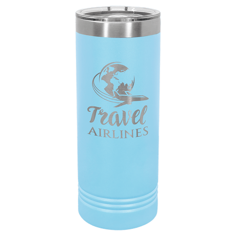 22 oz. Polar Camel Skinny Tumbler with Slider Lid-AKD Ink