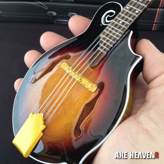 Classic Sunburst F-Style Mandolin Miniature Replica Collectible