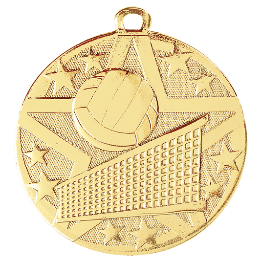 Volleyball Superstar Medal-Gold 2"