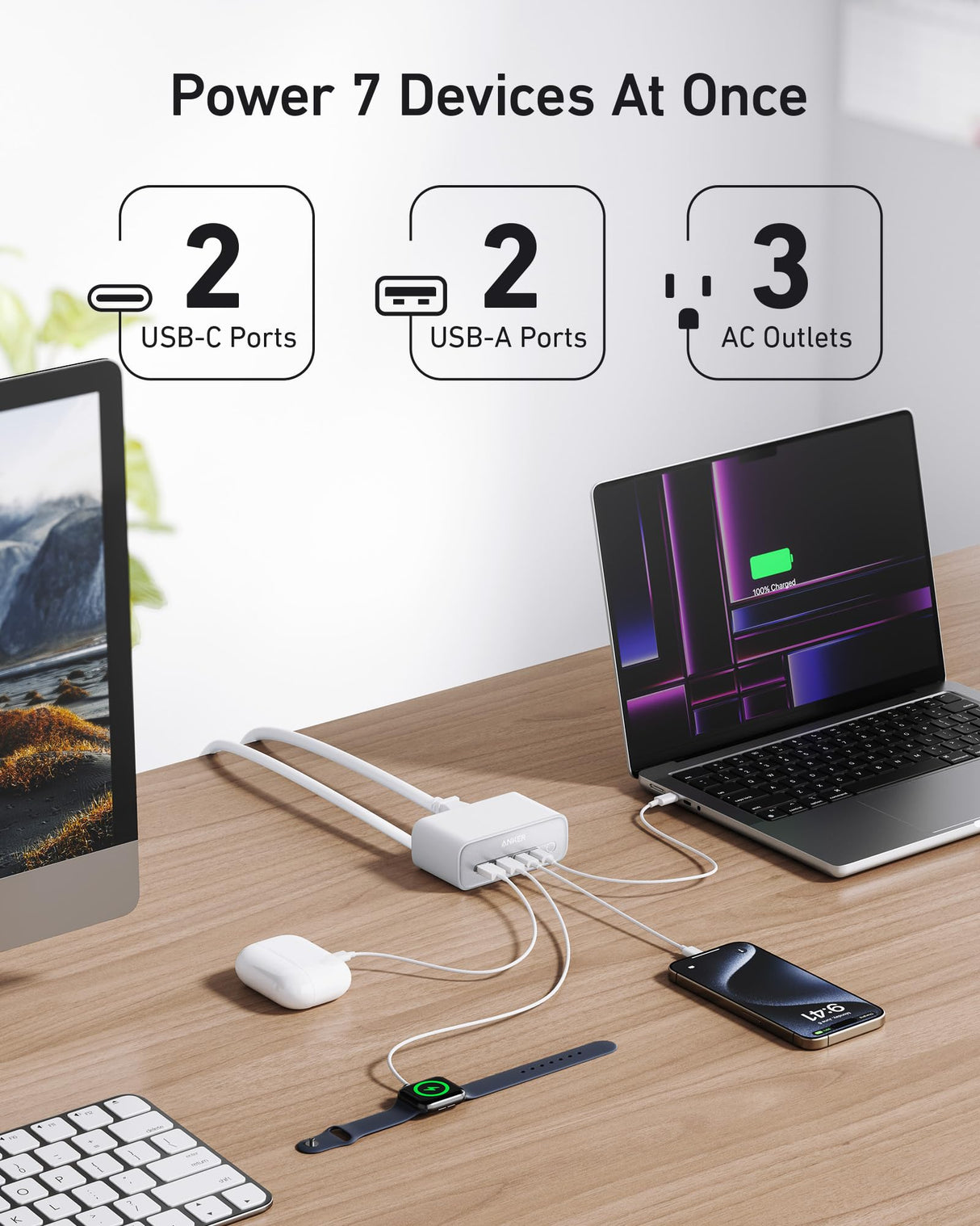Anker 7-in-1 USB-C Charging Station (100W) BOA-AKD Ink