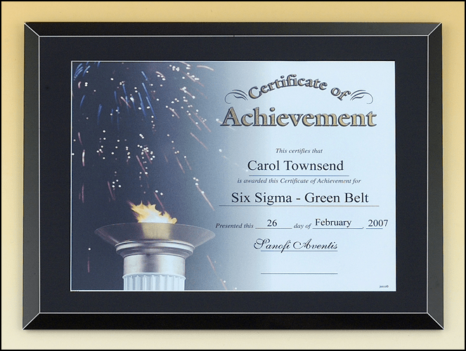 Certificate/Photo Plaques-AKD Ink