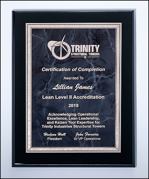 Piano Finish Plaques-AKD Ink