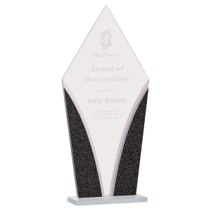 Large Diamond Designer Glass Award-AKD Ink