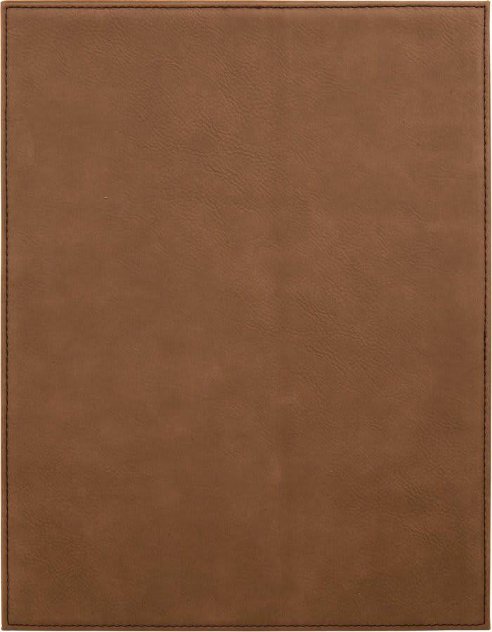 Dark Brown Laserable Leatherette Plaque-AKD Ink