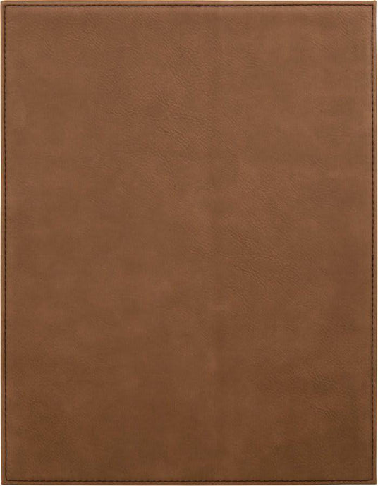 Dark Brown Laserable Leatherette Plaque-AKD Ink