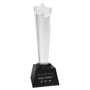 Crystal Rising Star With Base