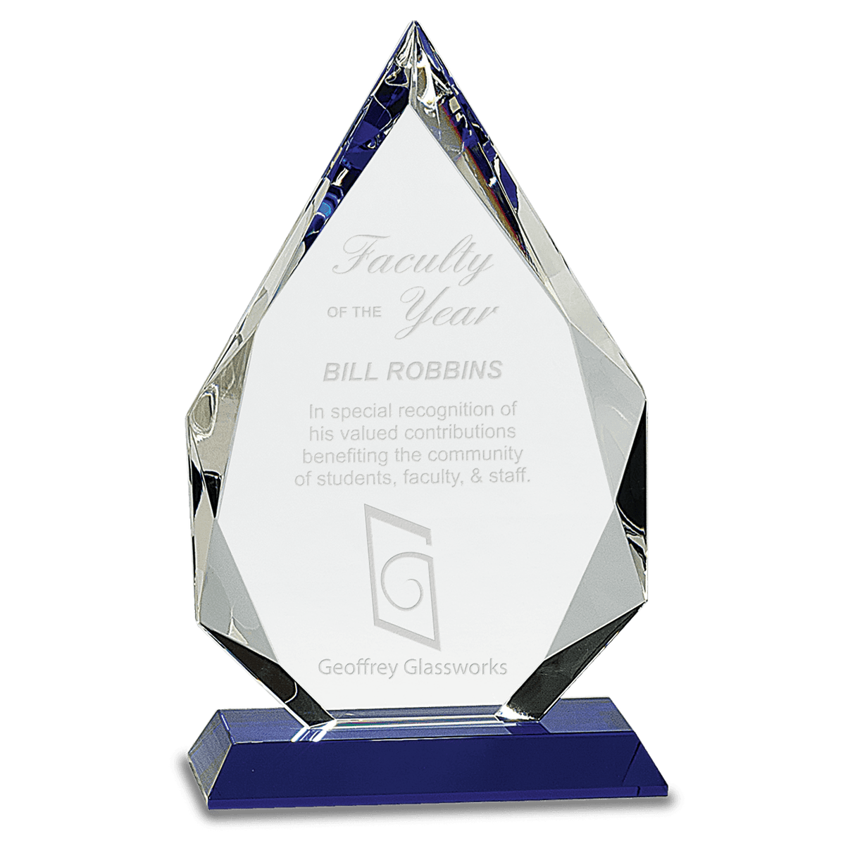 Diamond Crystal on Pedestal Base-AKD Ink