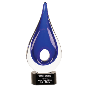 Round Window Raindrop Art Glass-AKD Ink