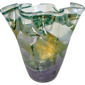 Art Glass Vase-AKD Ink