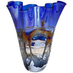 Art Glass Vase-AKD Ink