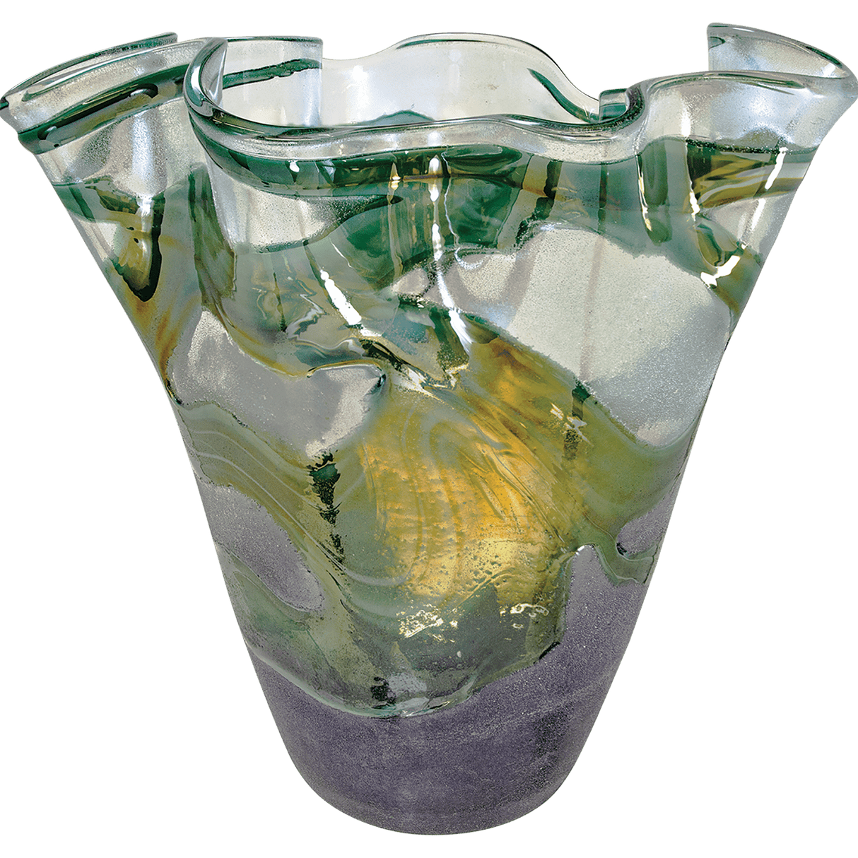 Art Glass Vase-AKD Ink