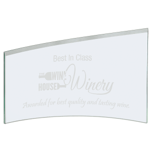 Large Jade Slanted Glass Crescent-AKD Ink