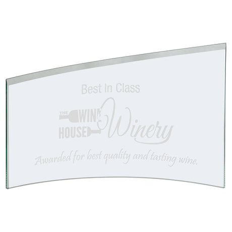 Large Jade Slanted Glass Crescent-AKD Ink