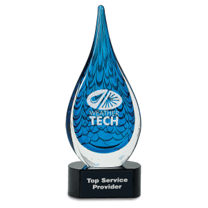 Raindrop Art Glass-AKD Ink