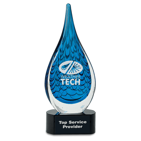 Raindrop Art Glass-AKD Ink