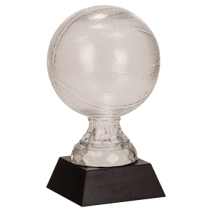 Glass Basketball with  Marble Base-AKD Ink