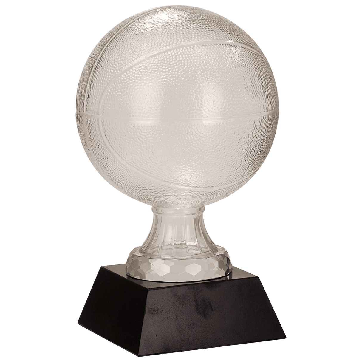 Glass Basketball with  Marble Base-AKD Ink