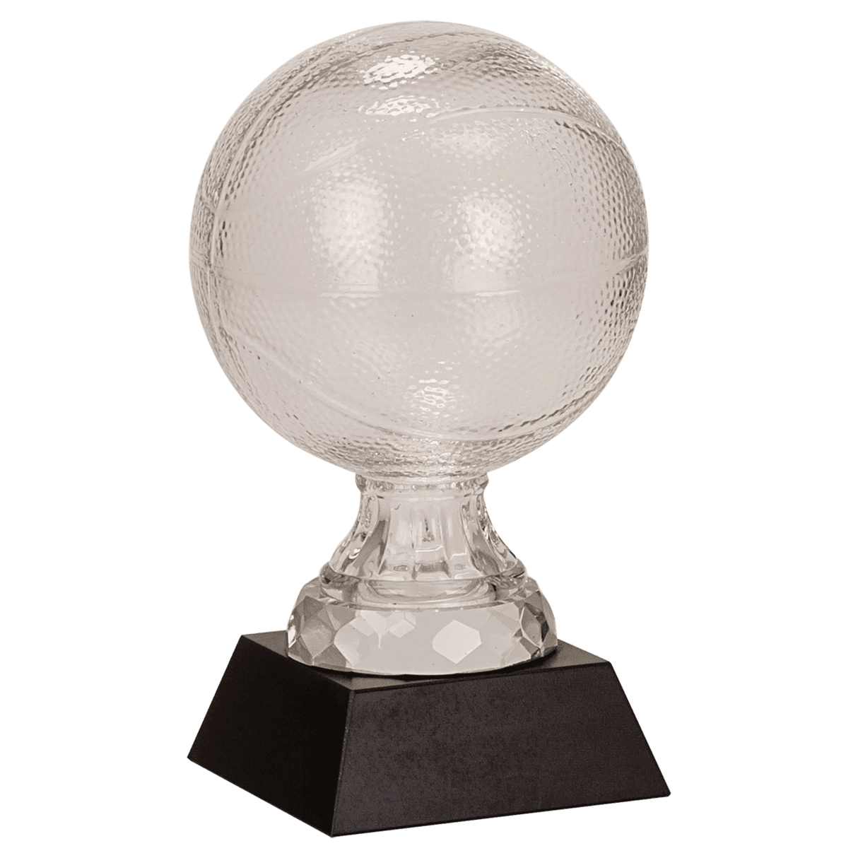 Glass Basketball with  Marble Base-AKD Ink
