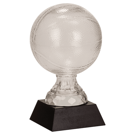 Glass Basketball with  Marble Base-AKD Ink