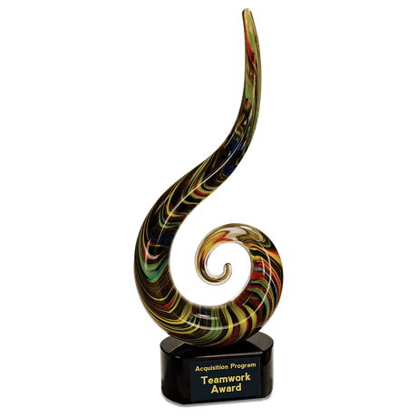 Color Swoop Art Glass-AKD Ink