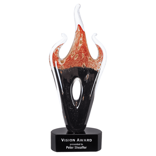 and Flame Art Glass-AKD Ink