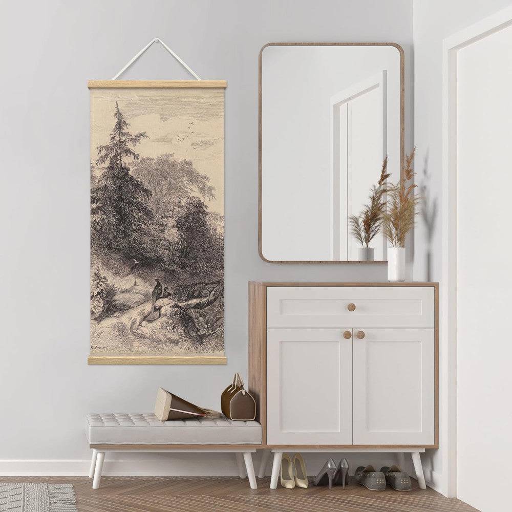 Magnetic Wood Frame Hanger-AKD Ink