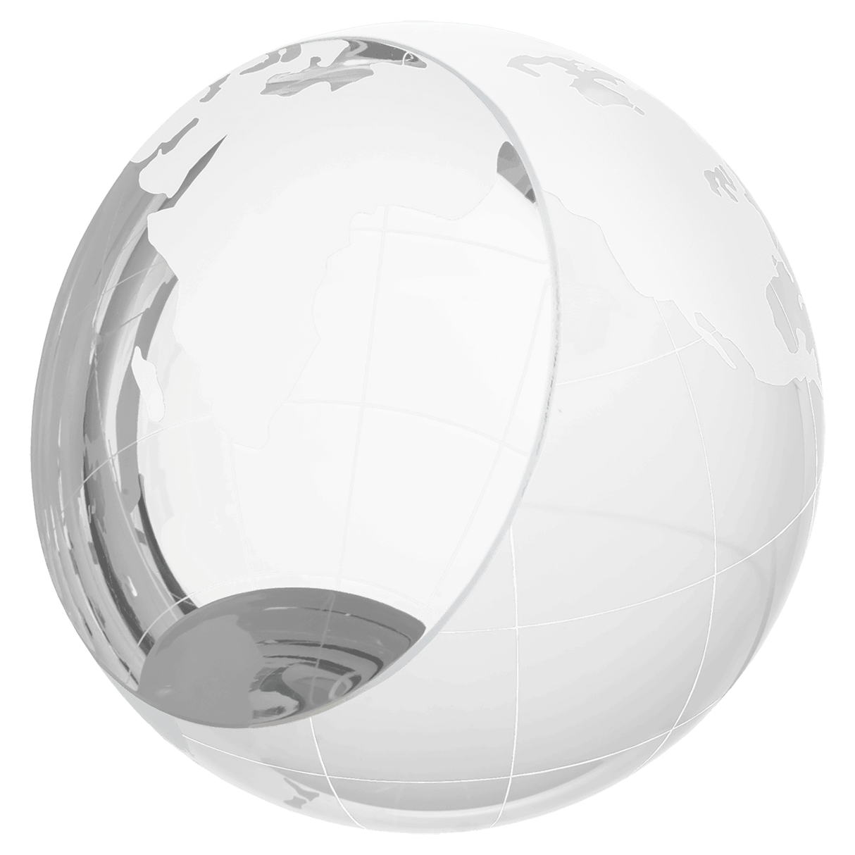 Crystal Globe Paperweight-AKD Ink