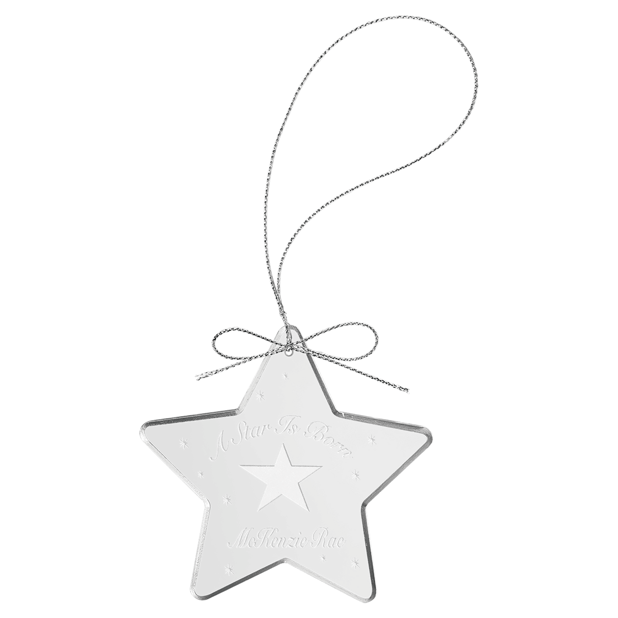 Crystal Star Ornament-AKD Ink