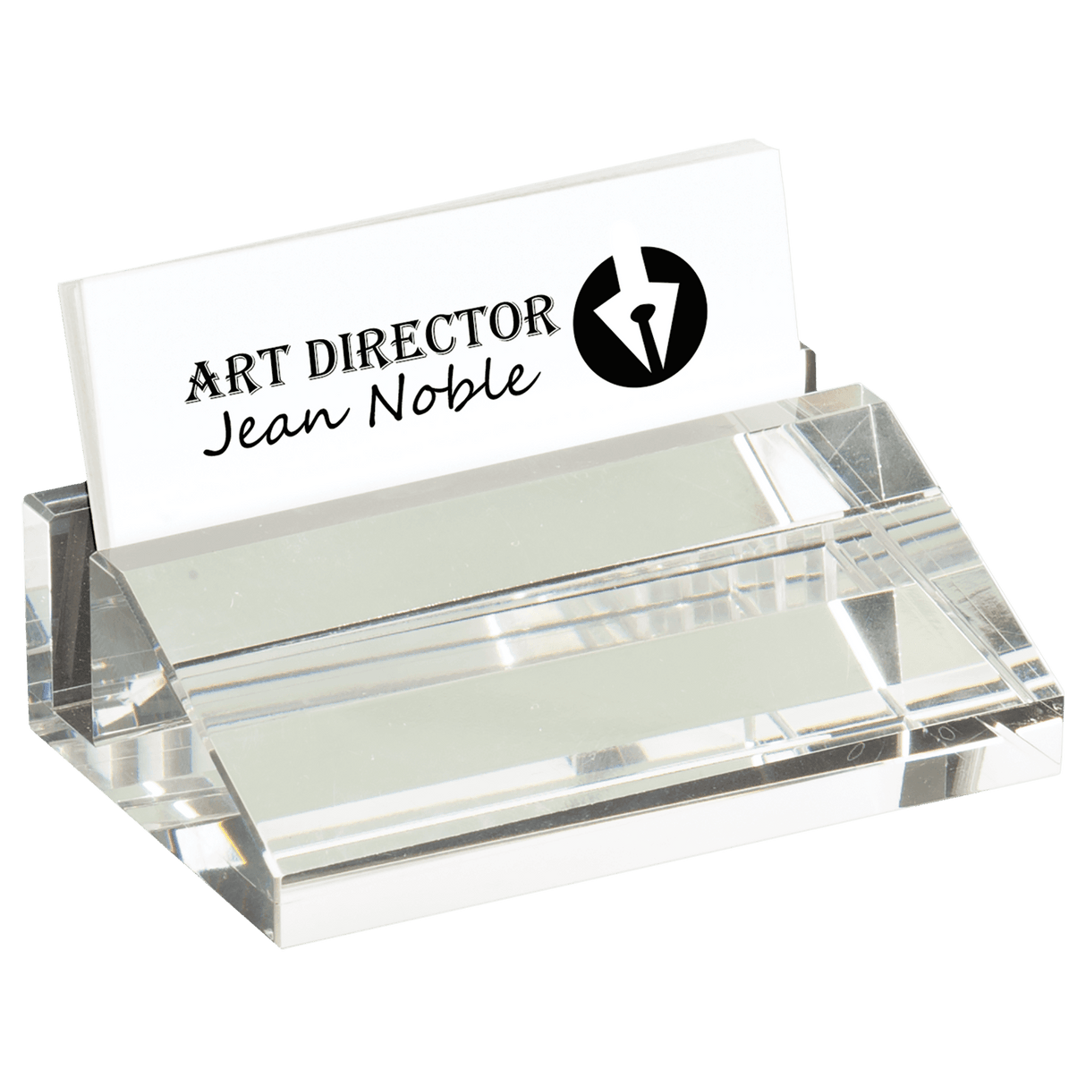 Crystal Business Card Holder-AKD Ink