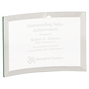 Small Beveled Jade Glass Crescent-AKD Ink