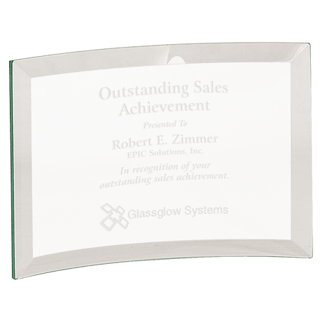 Small Beveled Jade Glass Crescent-AKD Ink