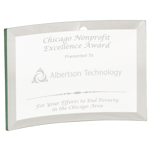 Small Jade Glass Crescent-AKD Ink