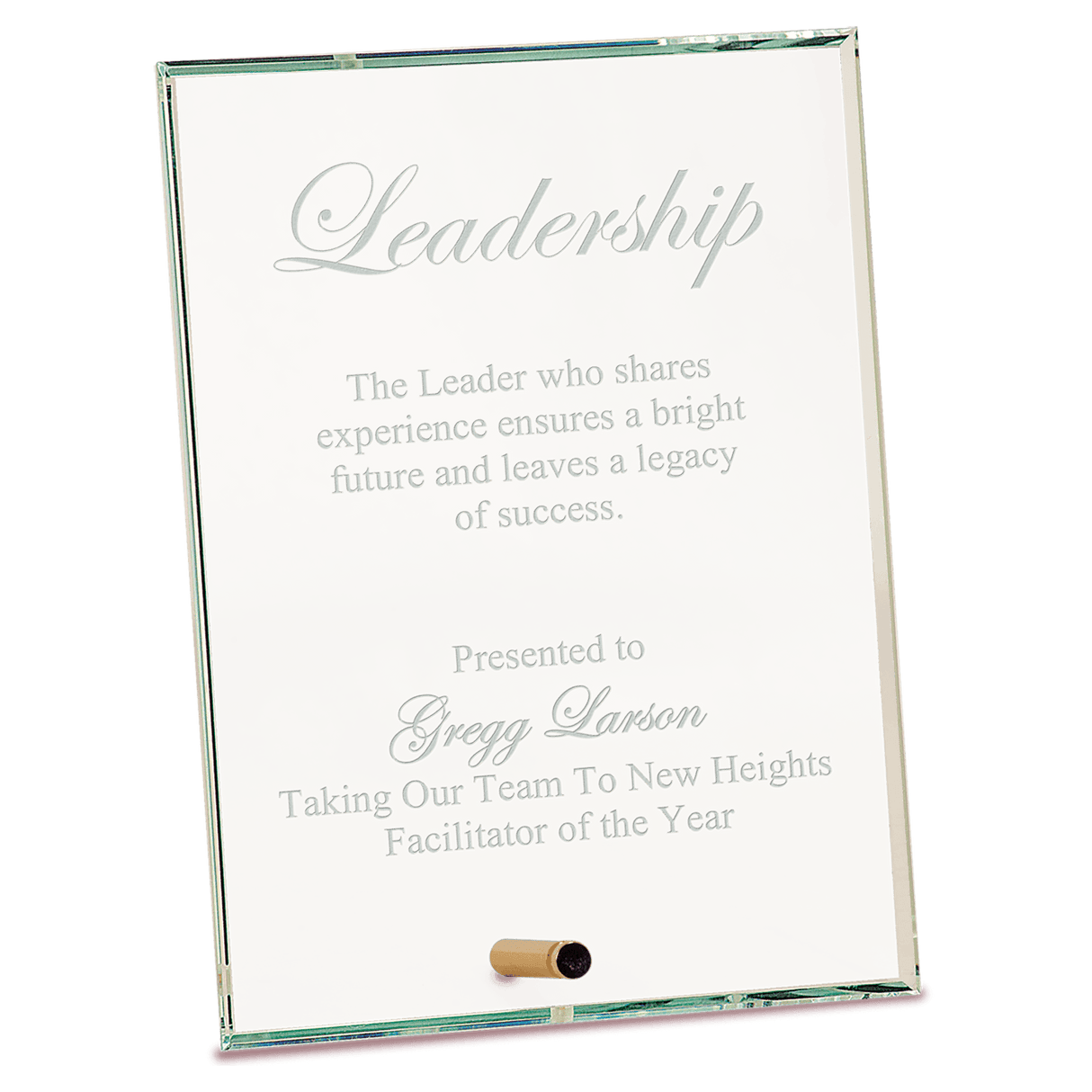 Large Clear Rectangle CrystalEdge Glass-AKD Ink