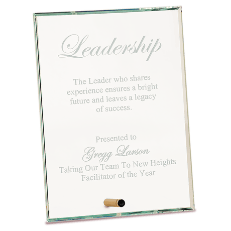 Large Clear Rectangle CrystalEdge Glass-AKD Ink