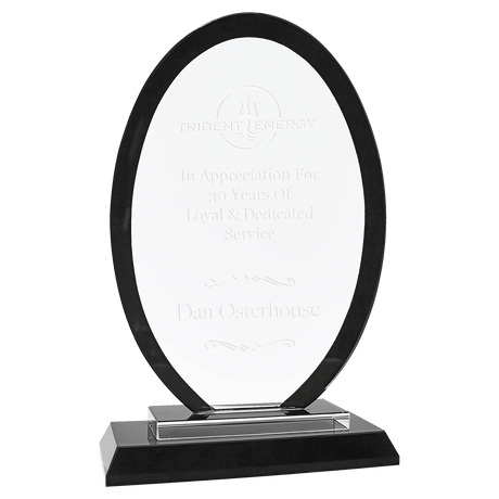 Small Oval  Regal Glass-AKD Ink