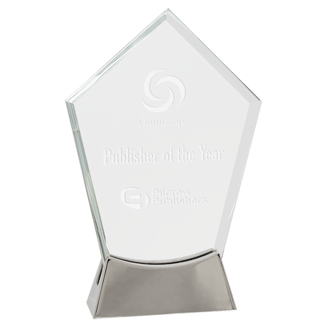 Small Peak Platinum Glass with Full Metal Base-AKD Ink