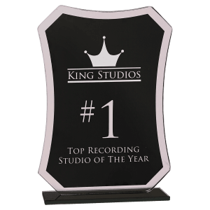 Large  Rectangle Reflection Glass Award-AKD Ink