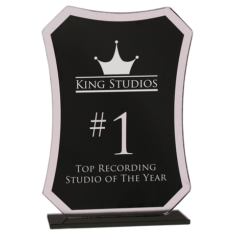 Large  Rectangle Reflection Glass Award-AKD Ink