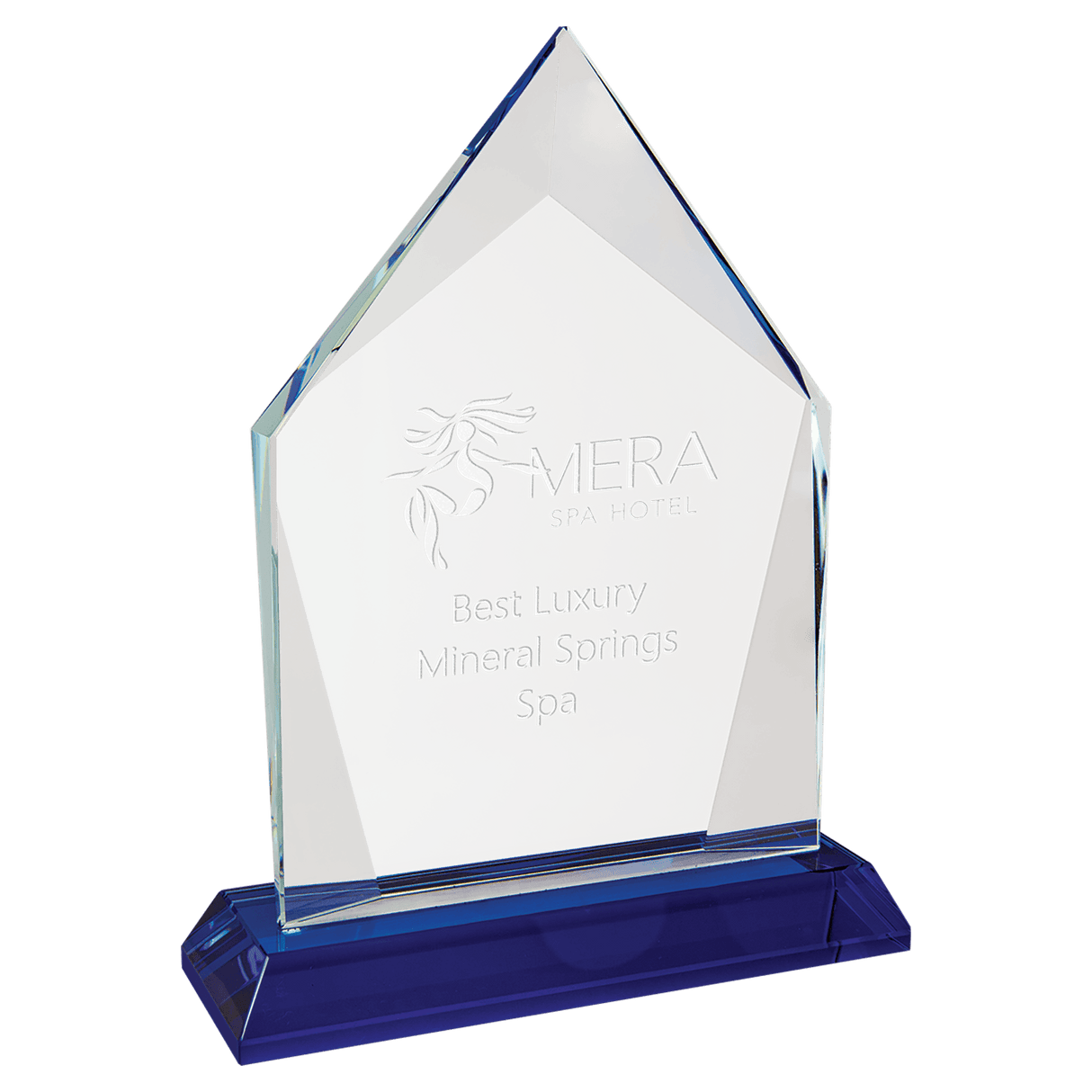 Small Diamond Halo Glass with  Base-AKD Ink