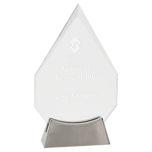 Small Diamond Platinum Glass with Full Metal Base-AKD Ink